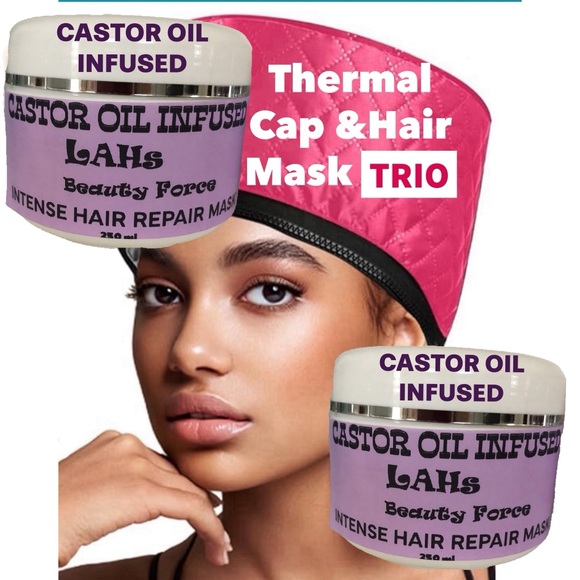2 Hair Masks and Thermal Warmer Cap - Picture 5 of 11